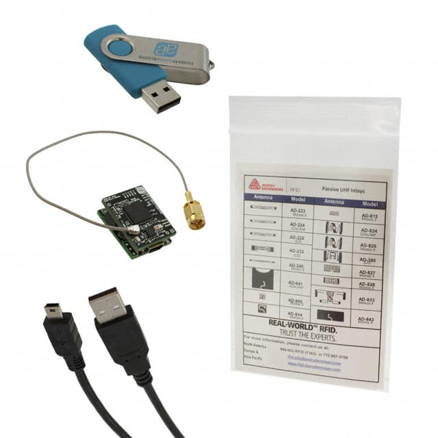 image of RFID 评估和开发套件，板>AS3991-DK MICRO 